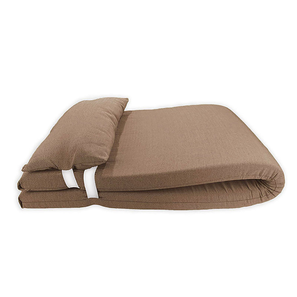 Colchón Tumbona con Cojín Desenfundable Arena 180x60 cm