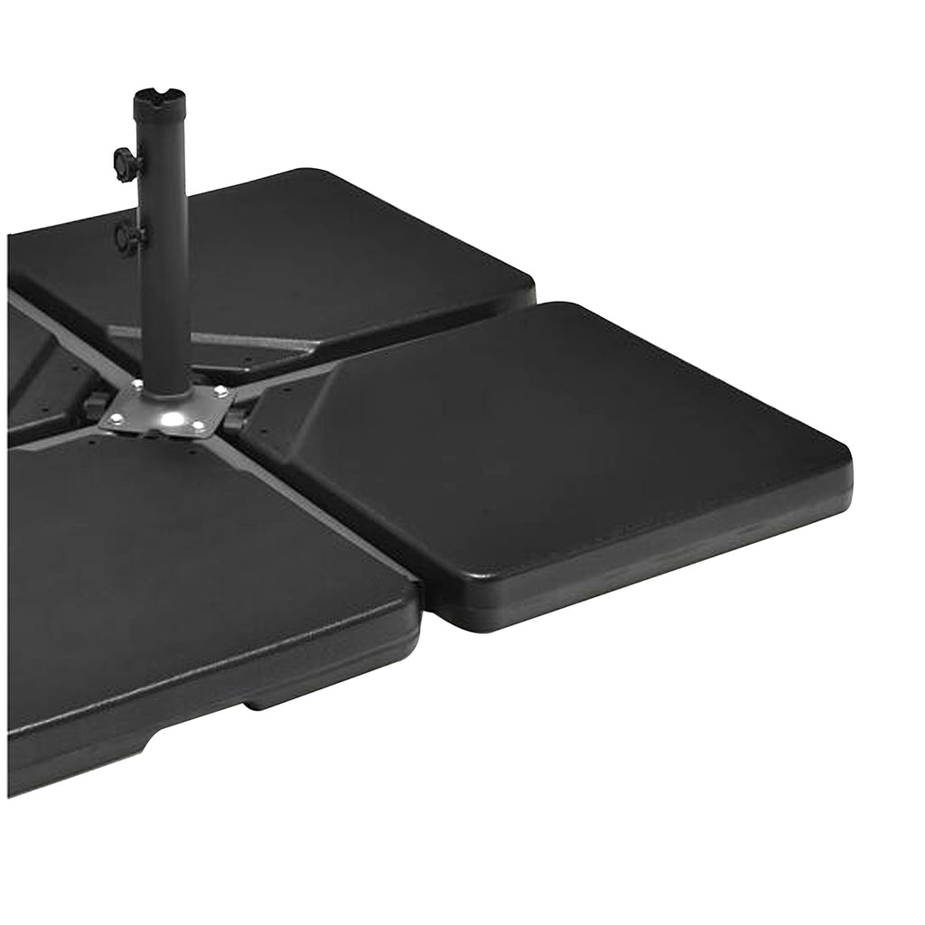 Base de Sombrilla 4 Piezas Rellenables 60 Litros