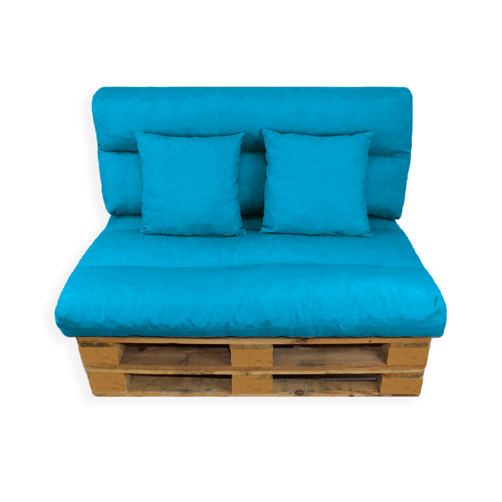 Cojines Desenfundables para Palets Azul