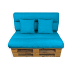 Cojines Desenfundables para Palets Azul