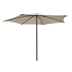 Sombrilla Inclinable Push UP Resistente UV 300x220 cm Beige