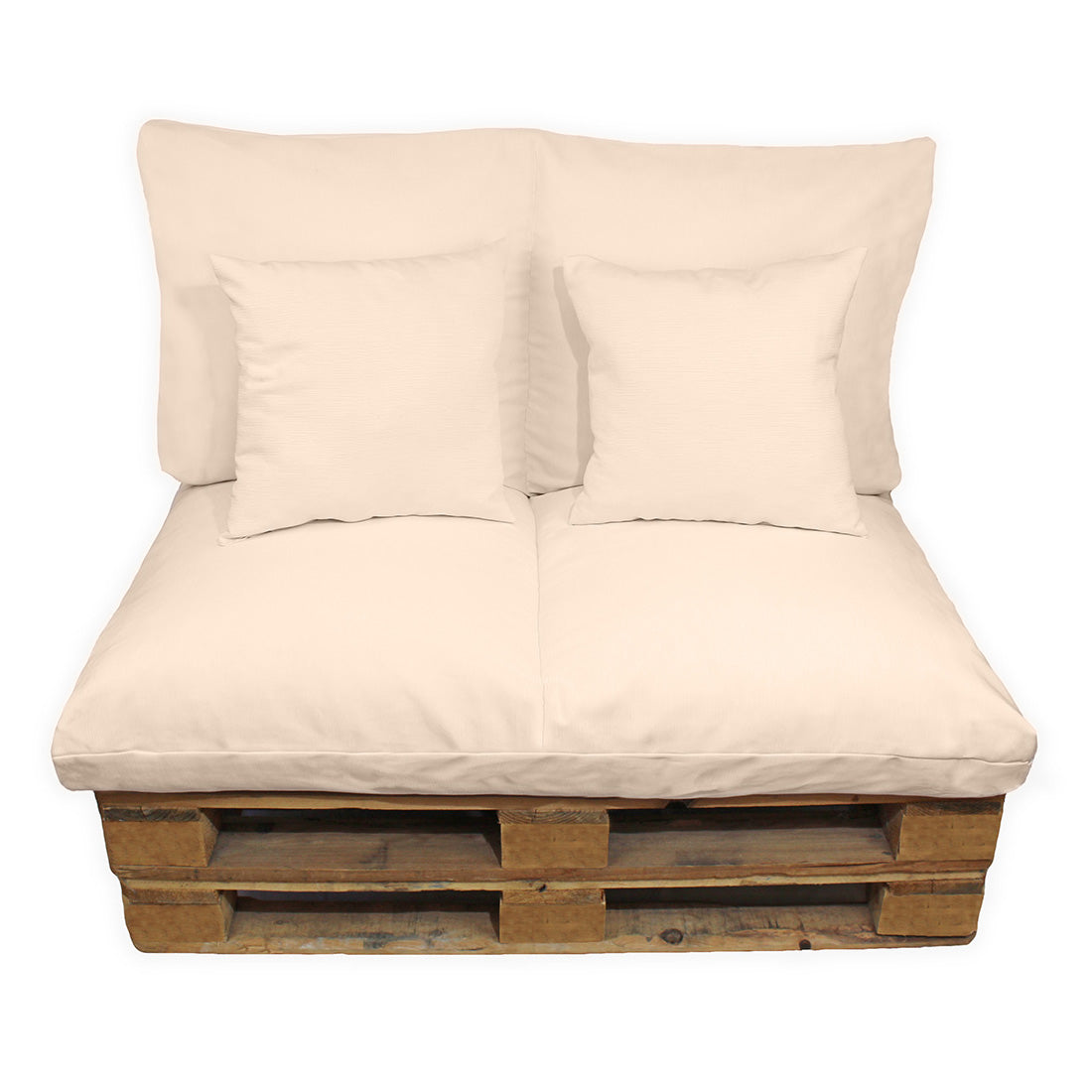 Cojines Desenfundables para Palets Beige