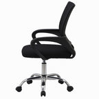 Silla de Oficina 81/90x52 cm Negro