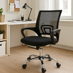 Silla de Oficina 81/90x52 cm Negro