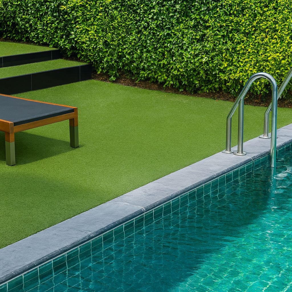 Césped Artificial Alta Densidad para Exterior 24 mm