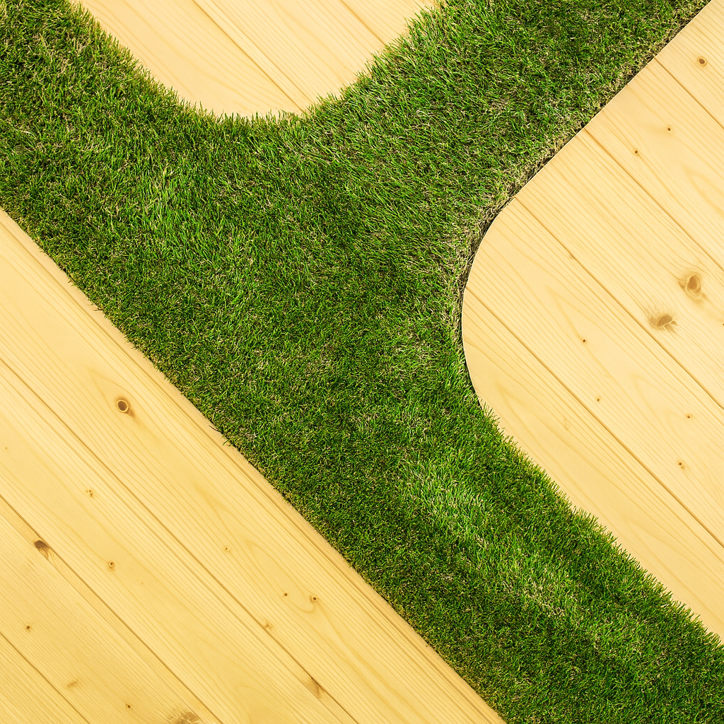 Césped Artificial Alta Densidad para Exterior 33 mm