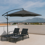 Sombrilla 3M con Base y Forro Anti UV Antracita