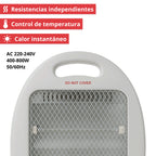 Calefactor Eléctrico Halógeno con 2 Barras