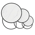 Set 3 Mesas Auxiliares Nido Blanco