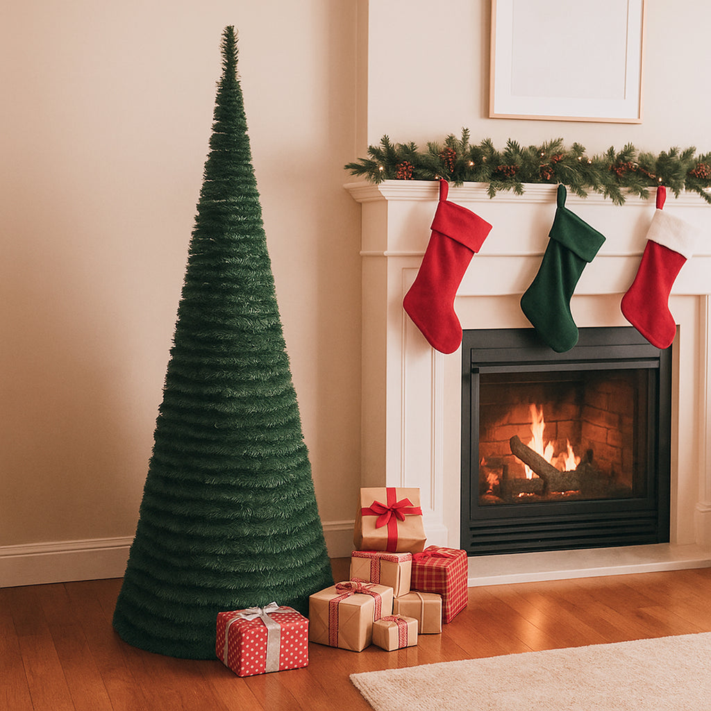Árbol de Navidad Plegable en Cono