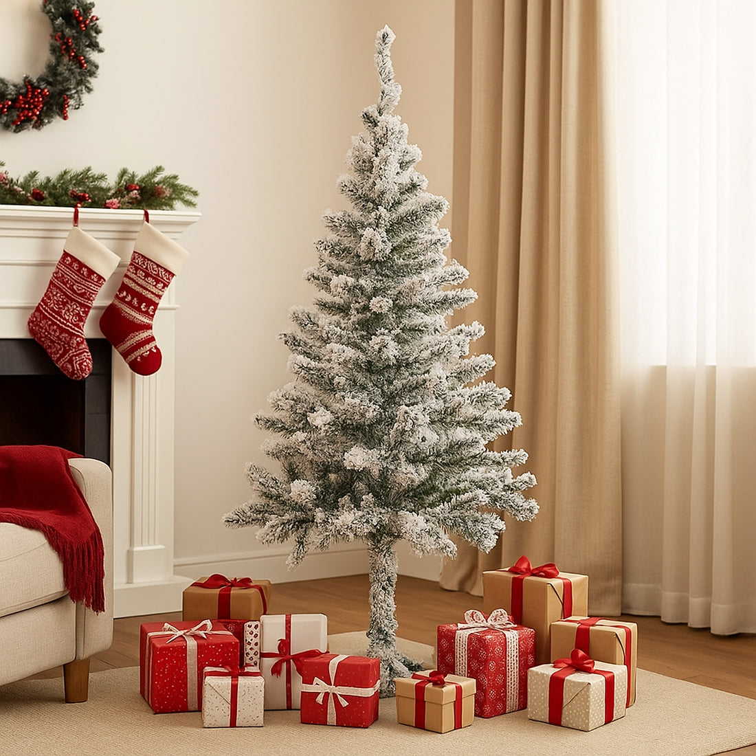 Árbol de Navidad Nevado