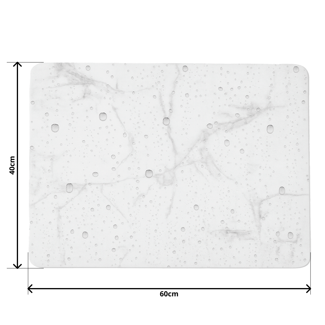 Alfombra Diatomita Aqua para Baño 40x60 cm
