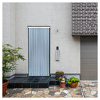 Cortina Mosquitera PVC para Puerta Azul