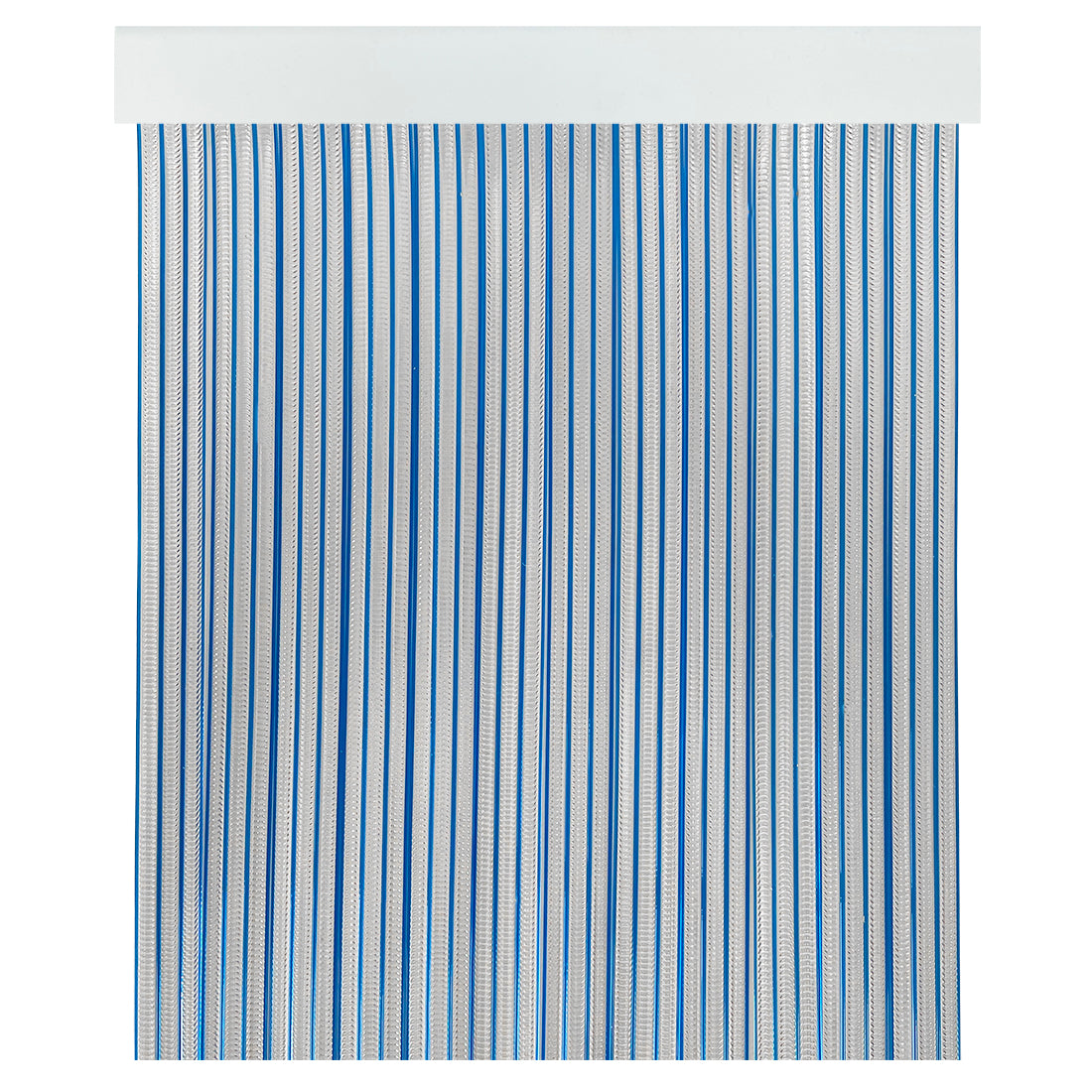 Cortina Mosquitera PVC para Puerta Azul