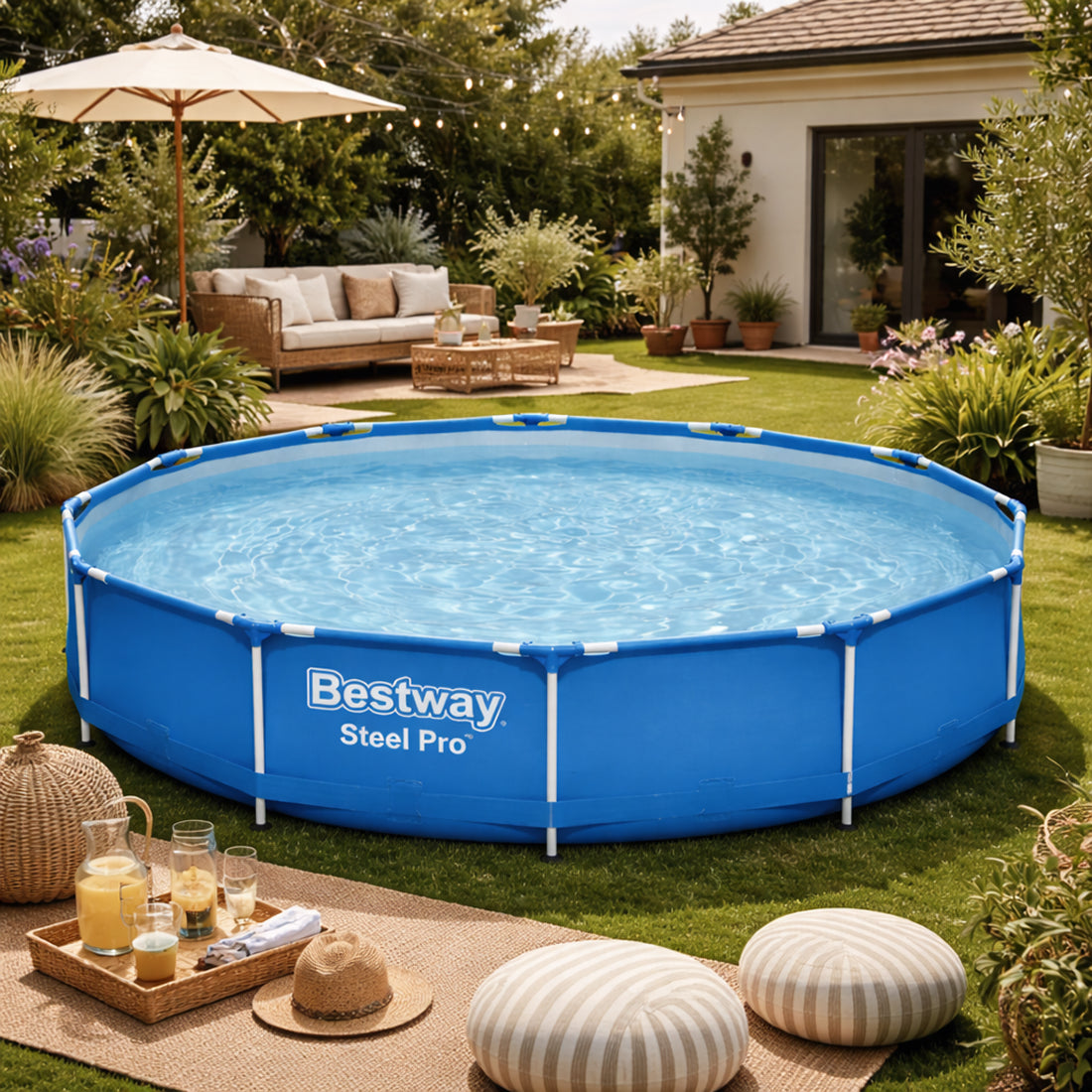 Piscina Bestway Steel Pro 56681, 366x76 cm