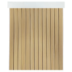 Cortina Mosquitera PVC para Puerta Beige/Marrón