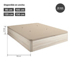 Cama Canapé para Dormitorio con Almacenaje Guadiana Ártico