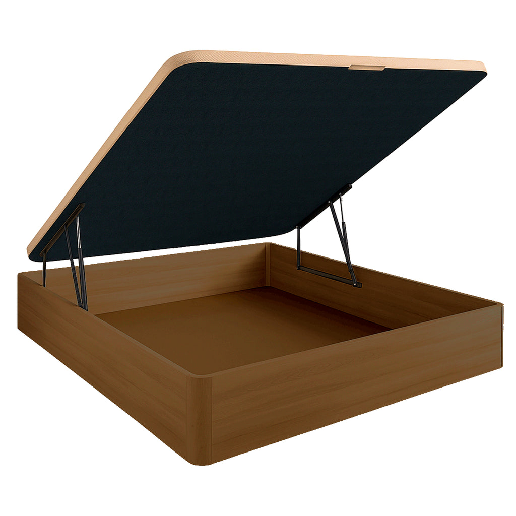 Cama Canapé para Dormitorio con Almacenaje Guadiana Nogal