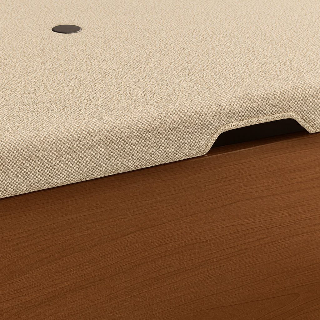 Cama Canapé para Dormitorio con Almacenaje Guadiana Nogal