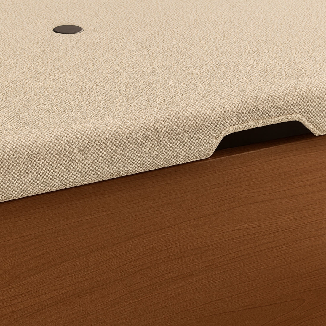 Cama Canapé para Dormitorio con Almacenaje Guadiana Nogal