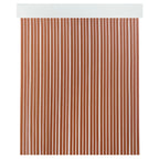 Cortina Mosquitera PVC para Puerta Caramelo/Blanco