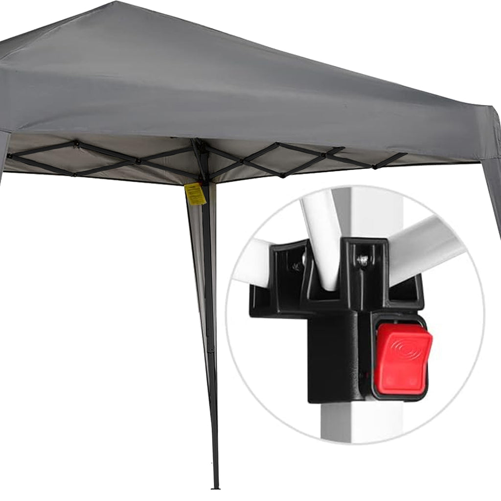 Cenador Gris Plegable Resistente UV 3x3M