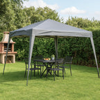 Cenador Gris Plegable Resistente UV 3x3M