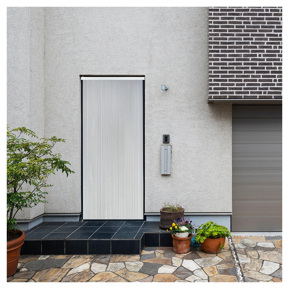 Cortina Mosquitera PVC para Puerta Cristal