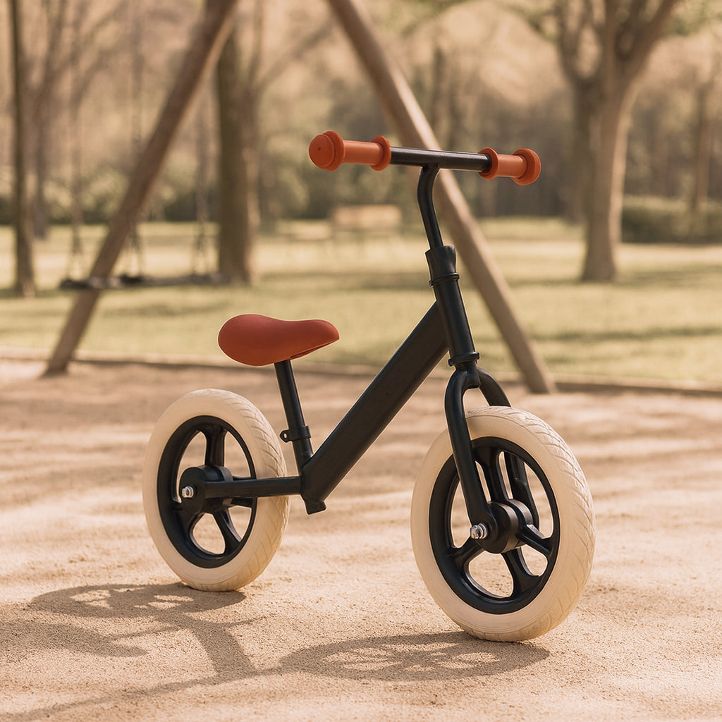 Bicicleta de Equilibrio Infantil sin Pedales Negra