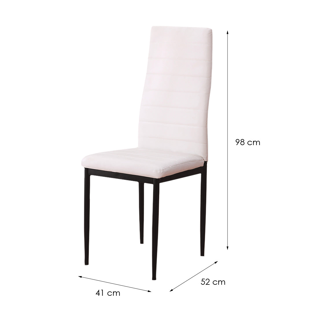 Sillas de Comedor Modernas y Confortables, Emi Blanco