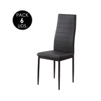 Sillas de Comedor Modernas y Confortables, Emi Negro