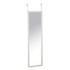 Espejo Colgante de Puerta Rectangular 120×30 cm Blanco