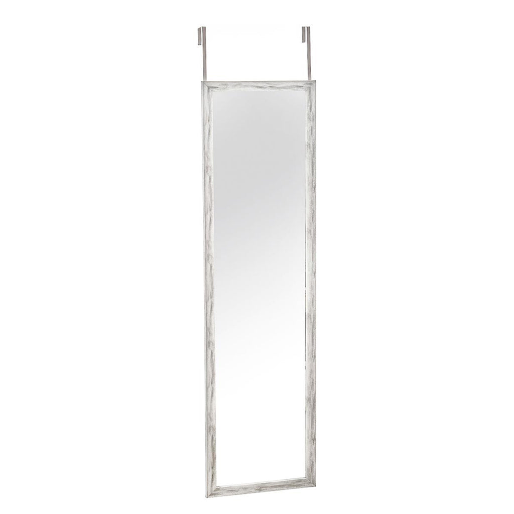 Espejo Colgante de Puerta Rectangular 120×30 cm Gris