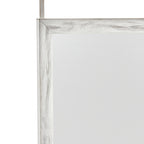 Espejo Colgante de Puerta Rectangular 120×30 cm Gris