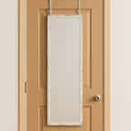 Espejo Colgante de Puerta Rectangular 120×30 cm Gris