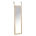 Espejo Colgante de Puerta Rectangular 120×30 cm Natural