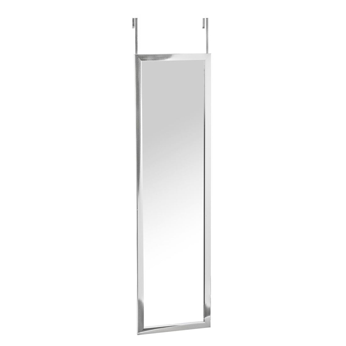 Espejo Colgante de Puerta Rectangular 120×30 cm Plateado