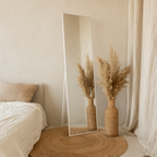 Espejo de Pie de Madera Bali Blanco 40x150x2,9 cm