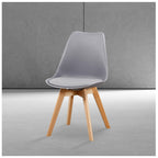 Sillas de Comedor Modernas y Confortables, Fina Gris