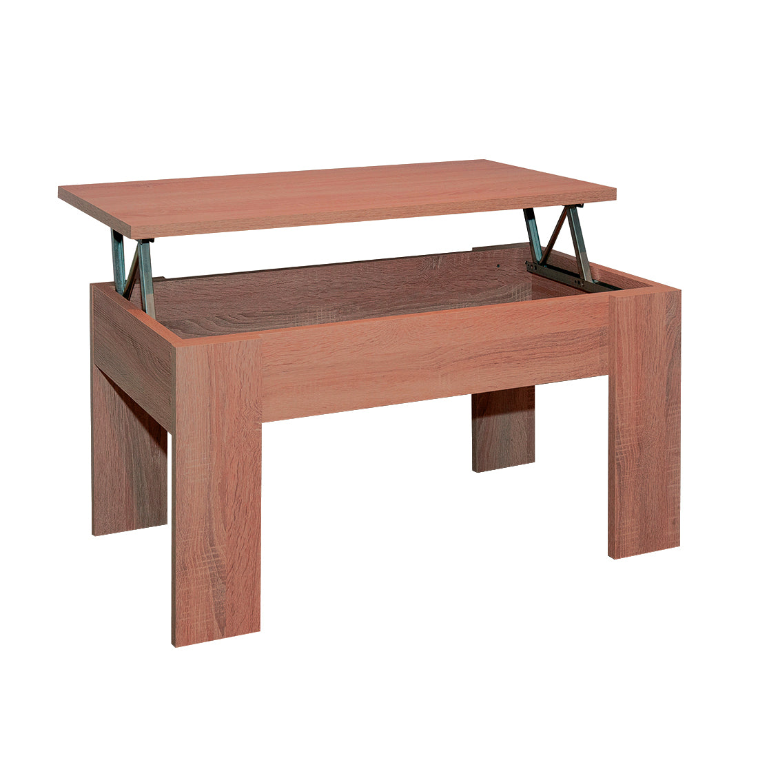 Mesa de Centro Elevable Gala Nogal 46x90x50 cm
