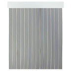 Cortina Mosquitera PVC para Puerta Gris/Blanco