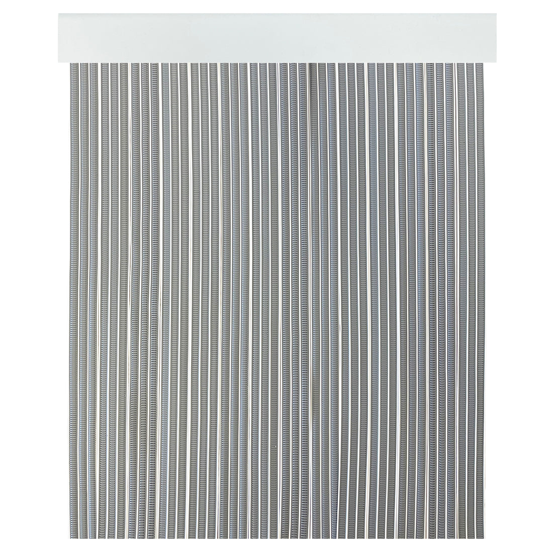 Cortina Mosquitera PVC para Puerta Gris/Blanco