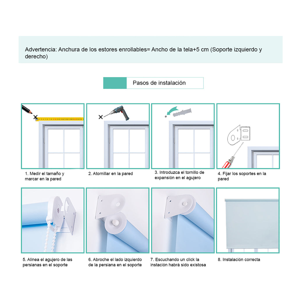 Estor Translúcido Gris