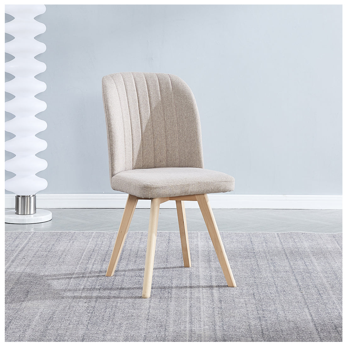 Sillas de Comedor Modernas y Confortables, Lane Beige