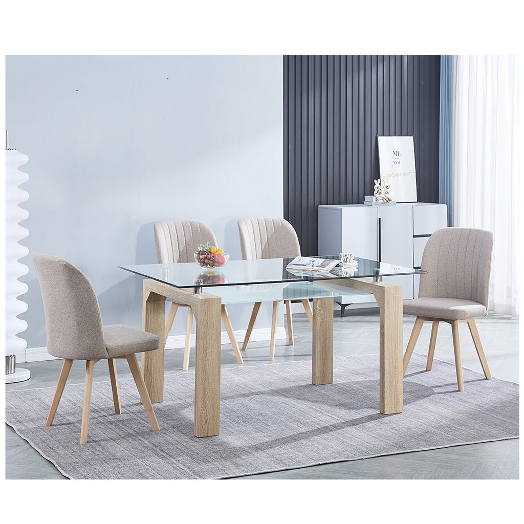 Sillas de Comedor Modernas y Confortables, Lane Gris