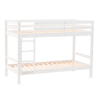 Litera de Madera Maciza con Somier y Escalera Lateral, Olivia