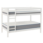 Litera de Madera Maciza con Somier y Escalera Lateral, Olivia