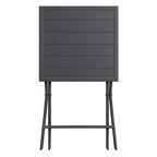 Mesa Plegable de Acero 60x70 cm Antracita