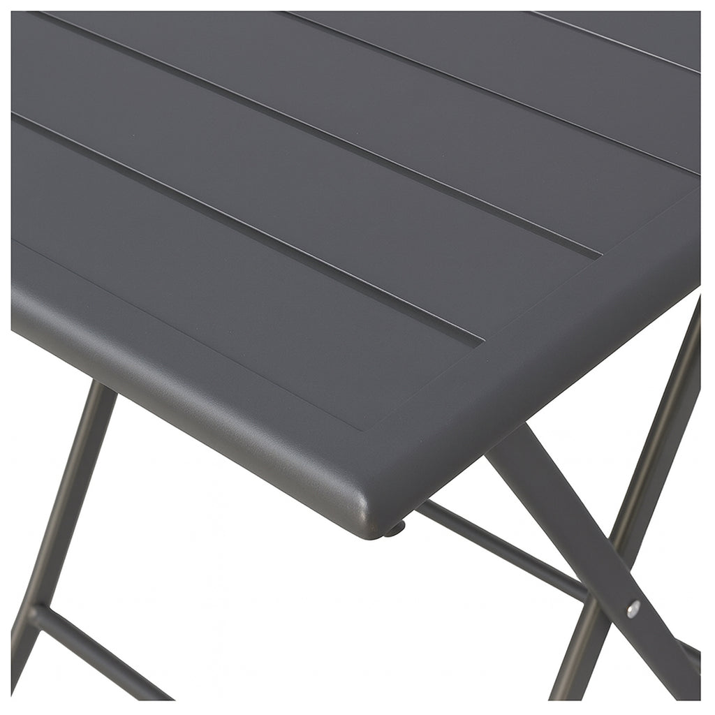Mesa Plegable de Acero 60x70 cm Antracita
