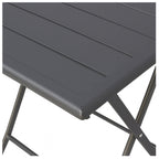 Mesa Plegable de Acero 60x70 cm Antracita